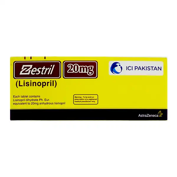 Zestril Tablets 20mg